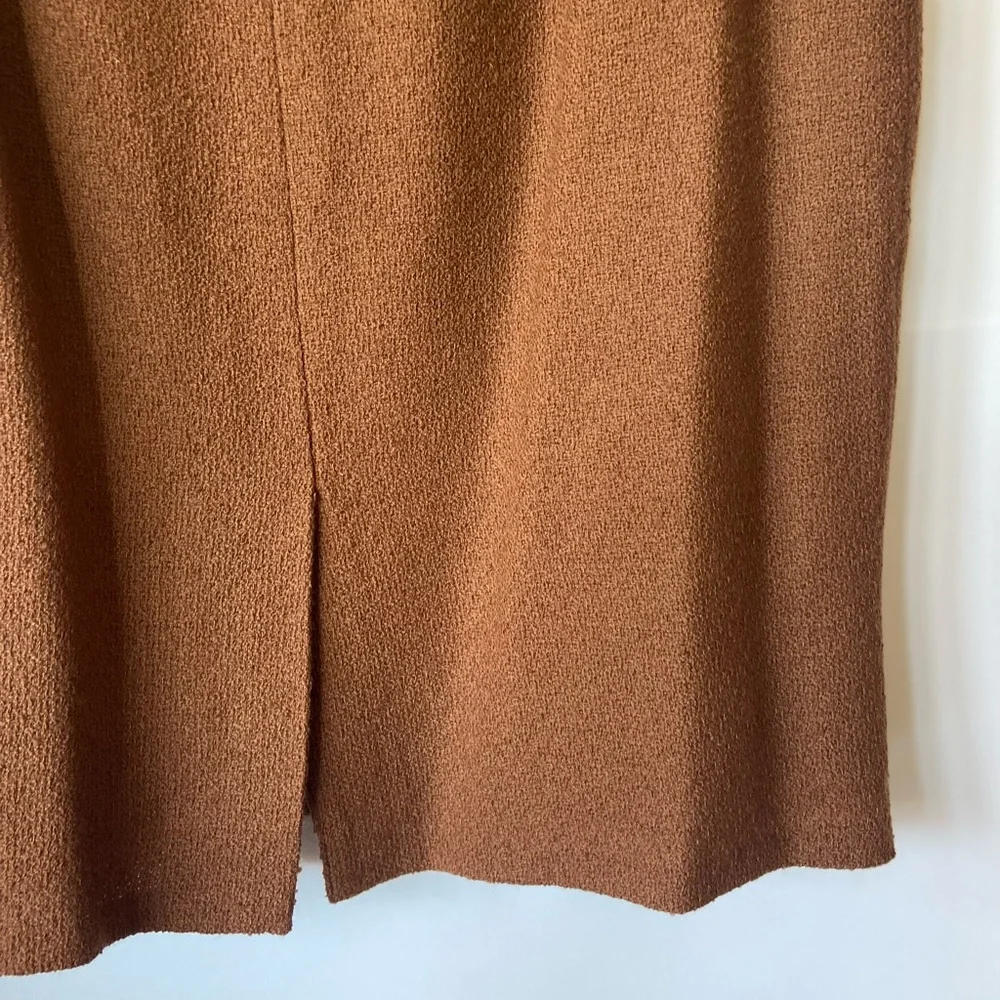 Vintage 1980s Christian Dior 3pc brown mohair suit
